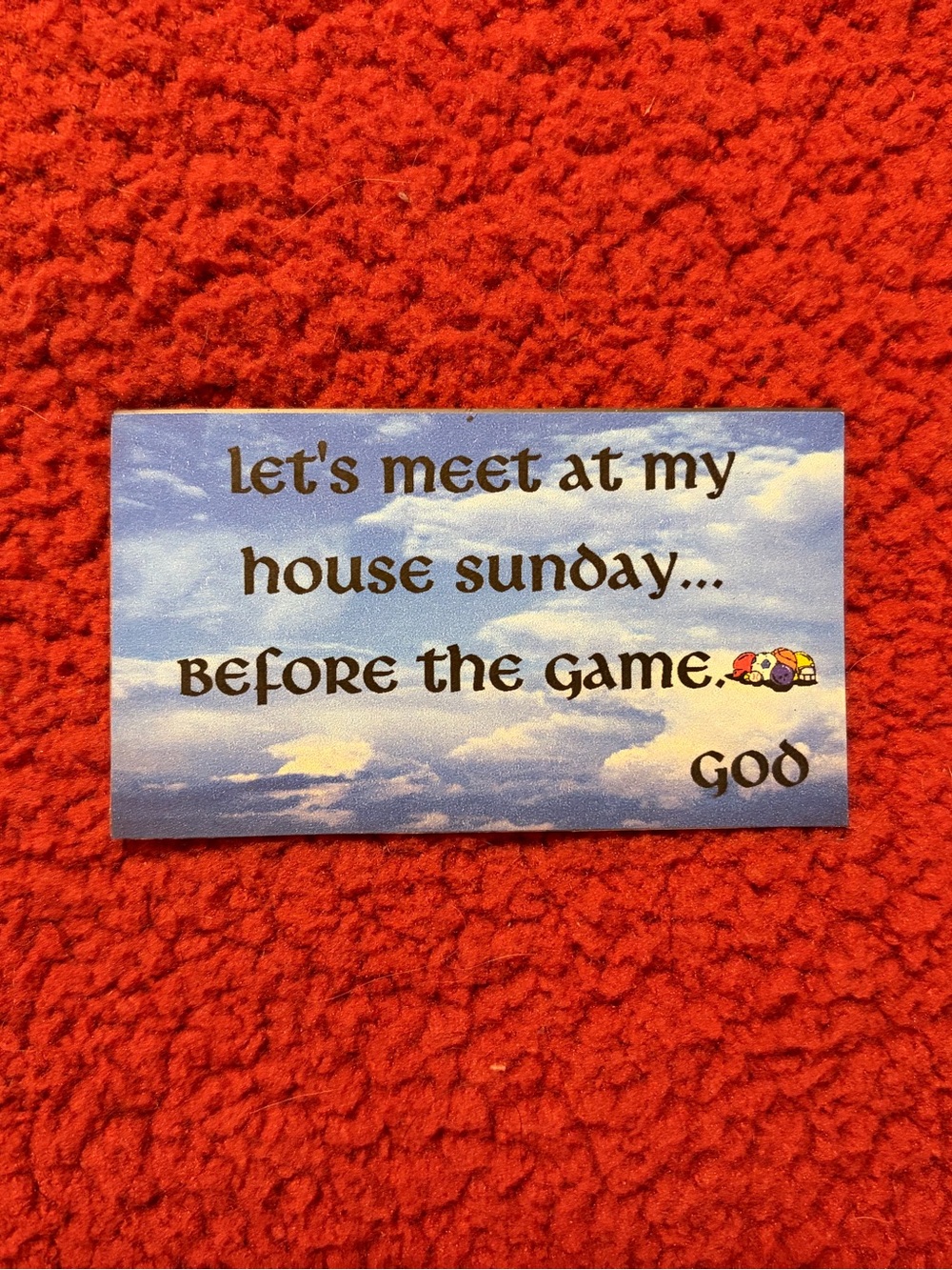 Messages from God magnet